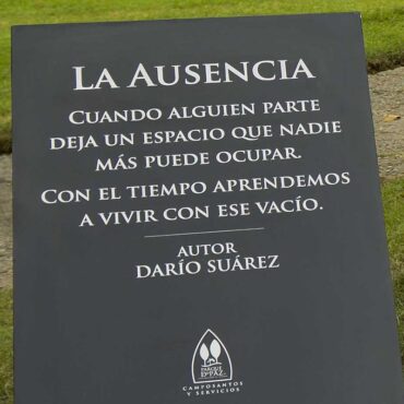 la ausencia parque de la paz